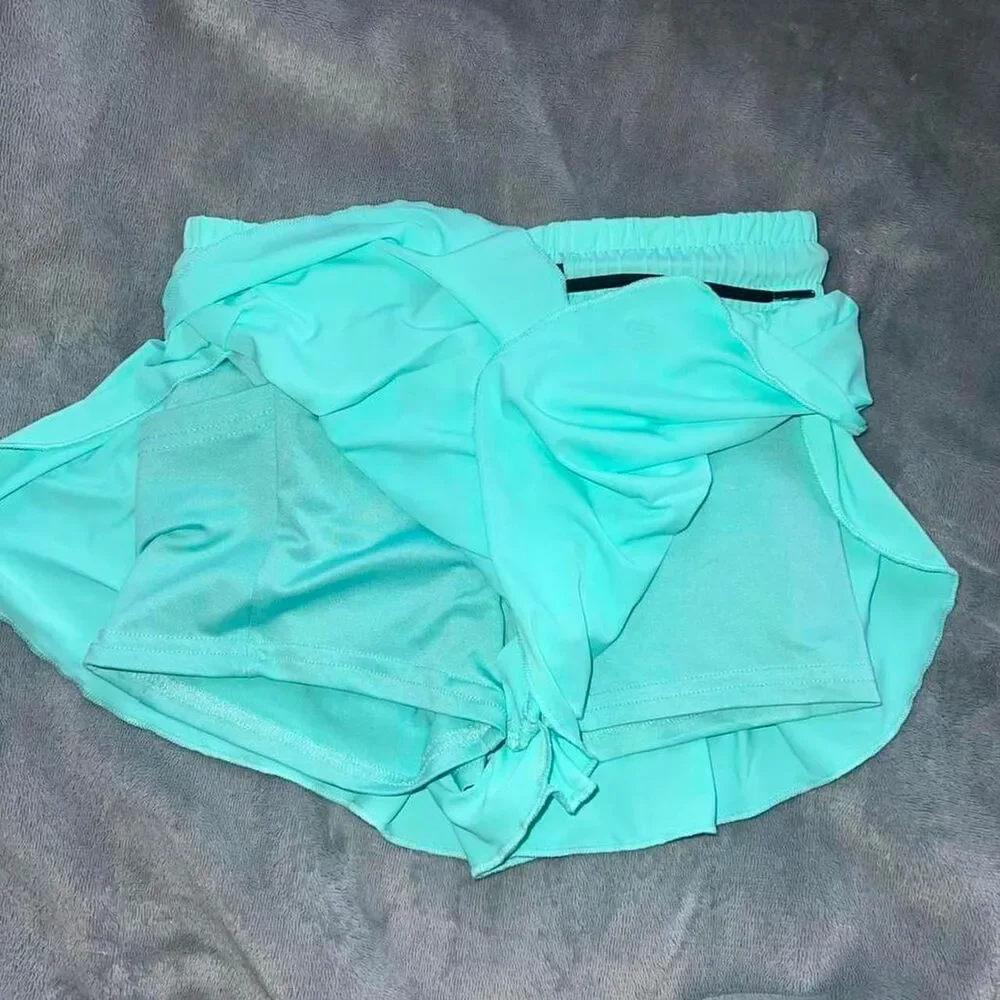 Justice Athletic Gym Shorts Kids S Retro Preppy Y2K 2000s Athleisure Workout Run